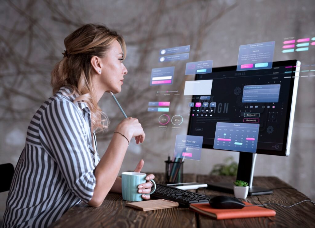 site internet conception de l interface